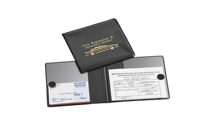 (3) Auto Car Truck Registration And Insurance Case Document Holder Wallet Folder