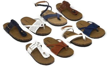 Julia Cushion-Filled Sandals