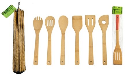 Bamboo Kitchen Utensils Set (7-Piece)