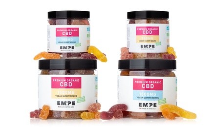 Organic CBD Vegan Gummies from EMPE USA (750mg or 1500mg)