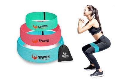 Spawn Fitness Cotton Latex Resistance Bands (3-Pack)