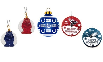 Forever Collectibles NFL Christmas Ornaments