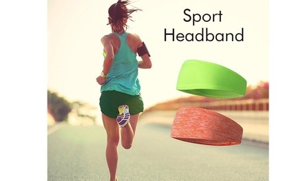 Unisex Sport Sweatband Non-Slip Yoga Sport Cooling Headbands