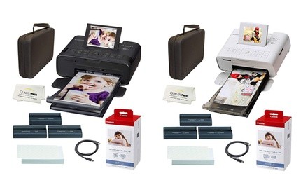 Canon SELPHY CP1300 Wireless Compact Photo Printer Bundle with Case