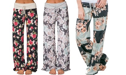 CC Chic Women's Floral Pants. Plus Sizes Available.