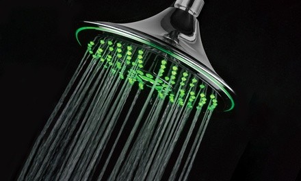 DreamSpa 5-Setting Color-Changing LED Rainfall Showerhead