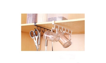 Kitchen Storage Rack Cupboard Hanging Hook Hanger Chest Storage Organizer Holder