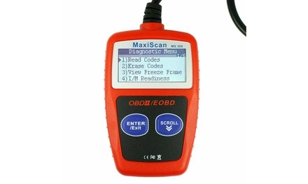 Mini LCD Vehicle OBDII OBD2 EOBD CAN Scan Tool Diagnostic Scanner Code Reader