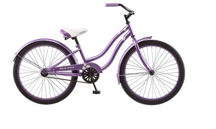 Kulana R3025 24 in. Kulana Girls Hiku Cruiser Bicycle, Purple