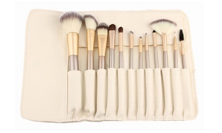 Professional Makeup Brush Set with Storage Case (13-Piece) 