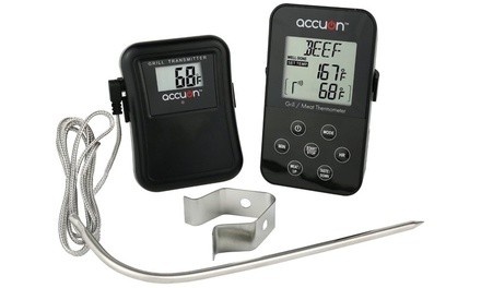 Accuon Long-Range Wireless Digital Thermometer Set (2-Piece)