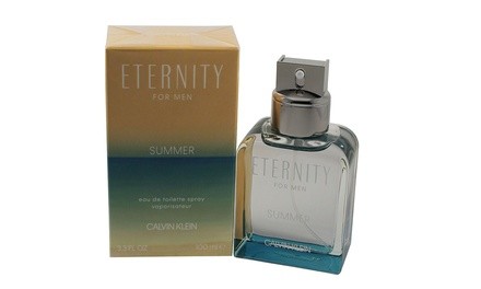 Eternity Summer 2019 By Calvin Klein 3.4oz/100 ml Edt Spray For Men New In Box