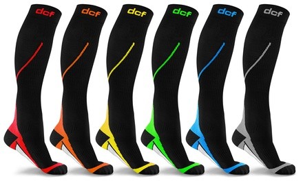 DCF Athletic Graduated Compression Socks (6-Pack)