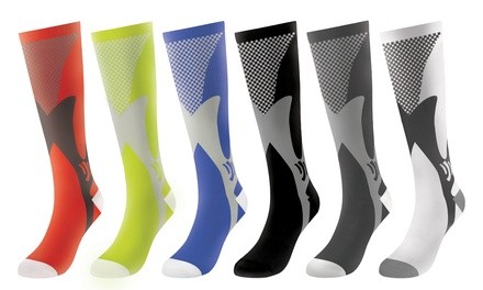 DCF Dynamic Recovery Knee-High Compression Socks for Men and Women (6-Pack)