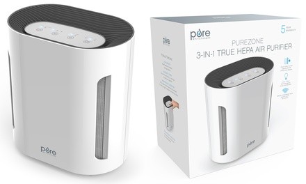 PureZone 3-In-1 True HEPA Air Purifier