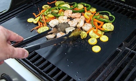 Non-Stick Reusable Grill or Oven Mat (2-Pack)