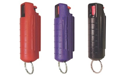 1/2 Oz. Self Defense Pepper Spray with Hard Case and Key Ring