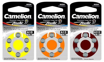 Camelion Hearing Aid Batteries (60-Count)