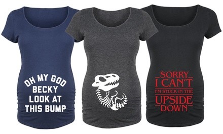 Fun Hit Women's Maternity Tee