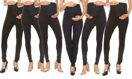 3-Pack JVINI Maternity Skinny Pants with Bump Band