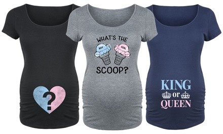 Bloom Maternity: Cute Gender Reveal Tees