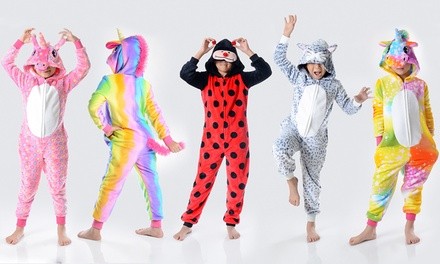 Style Clad Kids and Youth Plush Animal Onesie Pajama Costumes. Multiple Styles Available.
