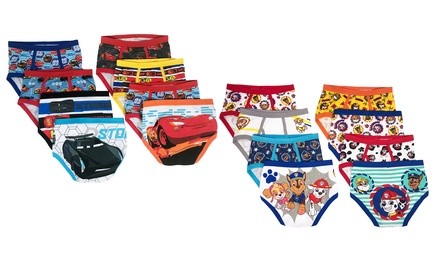 Kids Boys Cars, Paw Patrol, Mickey Mouse Underwear (8-Pack)