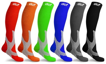 DCF Recovery and Performance Compression Socks (6 Pairs)