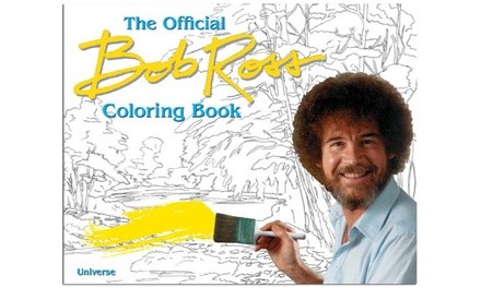 Official Bob Ross Coloring Book