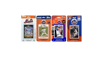 C & I Collectables METS4TS MLB New York Mets 4 Trading Card