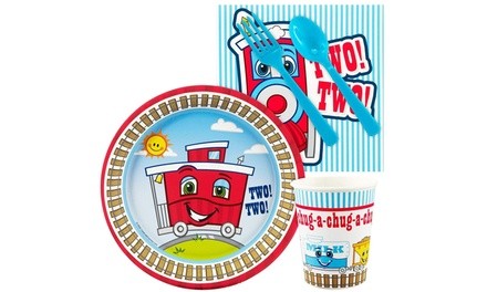 Buyseasons 267556 Two-Two Train 2nd Birthday Snack Pack - Pack of 16