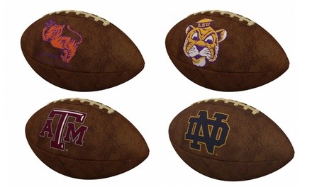 Logo Brands NCAA Official-Size Vintage Football