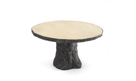 Hortense B Hewitt 20763 Rustic Log Cake Stand