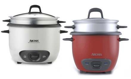 Aroma 6-Cup Pot Style Rice Cooker