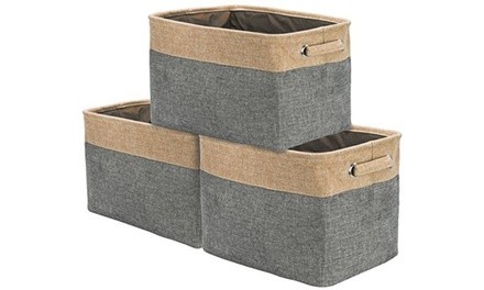 Sorbus Large Storage Baskets (3-Pack)