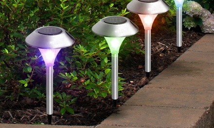 Solar Garden Color-Changing Path Lights (8-, 12-, or 24-Pack)