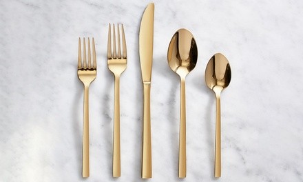 Gourmet Living Stainless Steel Flatware Sets (20-Piece)