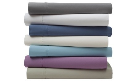 420TC 100% Cotton Elite Home Products Wrinkle-Free Sheet Sets