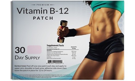 Vitamin B12 and Guarana Weight Loss Slimming Patches (1-, 2-, or 3-Pack)