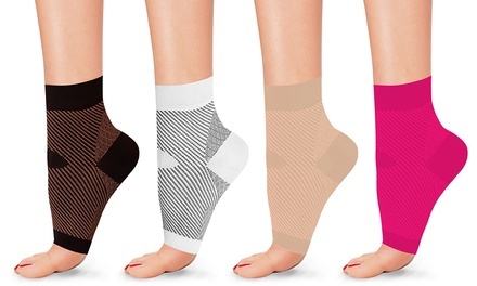 Copper-Infused Plantar Fasciitis Compression Foot Sleeves