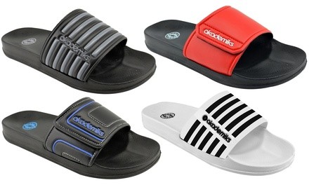 Akademiks Men's Lightweight Comfort Slide Sandals