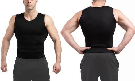 3KB Men's Active Neoprene Sweating Workout Waist Trainer Shirt (M-3XL)
