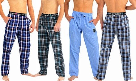 Ecko Unltd. Men's Woven Lightweight Cotton Pajama Pants