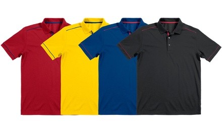 Zorrel Men's Columbia Short Sleeve Dri-Balance Contrast Piped Polo (S-3XL)