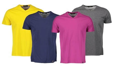 Men's V-Neck Short-Sleeve T-Shirt (S-2XL)