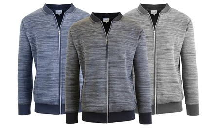 Men's Marled Full Zip Stretch Sweatshirt