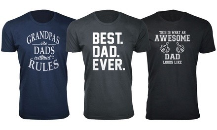 Men's Dad-Themed T-Shirts. Plus Sizes Available.