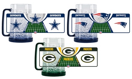 NFL 16 Oz. Crystal Freezer Mugs