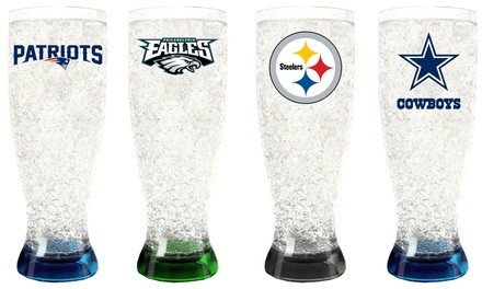 NFL Crystal Freezer Pilsner Glass (16 Fl. Oz.)