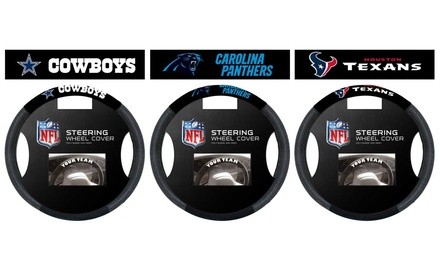 NFL Poly-Suede Steering Wheel Cover